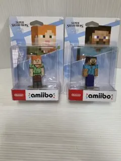 アミーボ amiibo スティーブ アレックス 2体セット