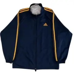 adidas ネイビー ジップアップジャケット