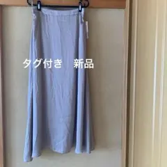 定価¥4950 グローバルワーク　シャイニーセミフレアさスカート　L
