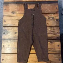 ZARA ブラウン オーバーオール 9-12ヶ月