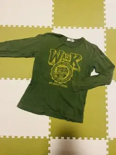 〈120サイズ〉WASK グリーン 長袖カットソー