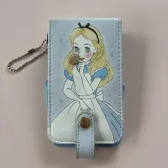 Disney アリス リップケース　ブルー　ディズニーストア