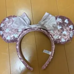東京ディズニーリゾート カチューシャ ピンク スパンコール
