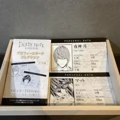 DEATH NOTE デスノート プロフィールカードコレクション　夜神月　マット