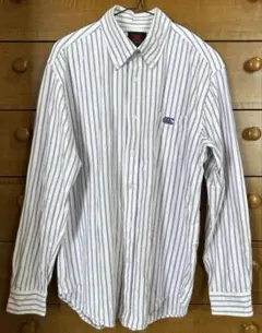 カンタベリー　Canterbury ストライプ長袖シャツ　XLサイズ