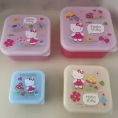 ハローキティ 保存容器 4点セット サンリオのサムネイル