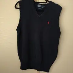 Polo by Ralph Lauren ネイビー ベスト S