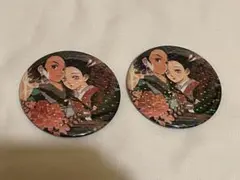 鬼滅の刃 竈門炭治郎 竈禰豆子 原作缶バッジ