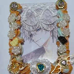 ホイップデコ トレカケース ミントグリーン‪✕‬オレンジ デコホイップ