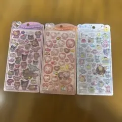 うるちゅるポップシール 3点セット