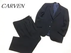 CARVEN　カルヴェン　２釦　シングルスーツ　ダークネイビー　オーダーメイドのサムネイル