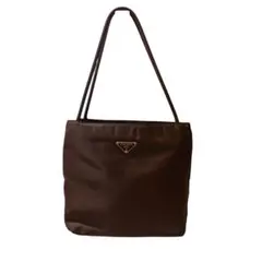 PRADA プラダ ナイロン トートバッグ 肩掛け レディース ブラウン系