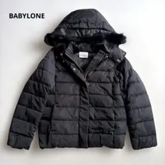 BABYLONE バビロン ダウンジャケット ラビットファー ブラック Sのサムネイル