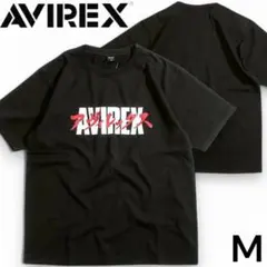 AVIREX アヴィレックス カタカナロゴ 半袖 クルーネック Tシャツ M