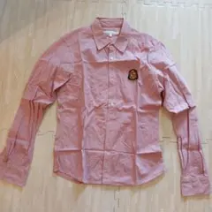 ナノ・ユニバース　 赤と白のストライプ 長袖シャツ