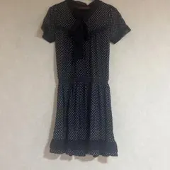 平成 レトロ DOLLY GIRL BY ANNA SUI ドット柄ワンピースのサムネイル