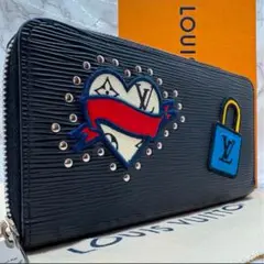 【極美品】ルイヴィトン ラウンドウォレット エピ レザー 黒 M63376