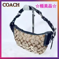 ☆極美品☆ COACH ワンショルダーバッグ ホーボー シグネチャー6266