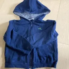 familiar フード付きパーカー 100cm ネイビー