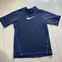 Nike ネイビー ショートスリーブラッシュガード XS