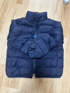 ち*ん様 UNIQLO ネイビー ダウンコート サイズ110