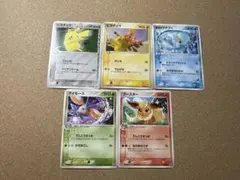 まとめ売り　5枚セット　ポケモンカード　ピカチュウ　δ種　明治　Meiji