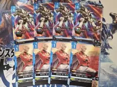 トールギス LR　ゼクス・マーキス　各4枚セット　ガンダムカードゲームのサムネイル
