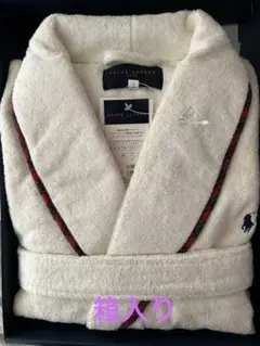 【未使用箱入り】Ralph Lauren アイボリー バスローブ