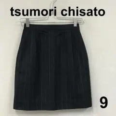 A0805A09【tsumori chisato】ストライプタイトスカートのサムネイル