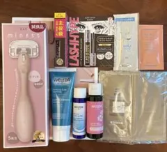WELEDA コスメ　minessボディカミソリ　アイラッシュ等　サンプル8点のサムネイル