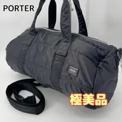 【極美品】PORTER タンカー TANKER 2way ボストンバッグ　黒