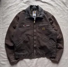 【鬼フェード】 Carhartt デトロイトジャケット DKB ダークブラウンM