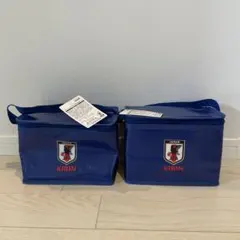 最新 KIRINサムライブルー 保冷バッグ サッカー日本代表 JFA 2個セット