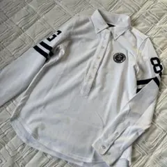 PEARLY GATES 長袖ポロシャツ ホワイト