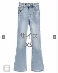 【GRL】ハイウエストフレアデニムパンツcu498