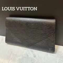 LOUISVUITTON アールデコ エピ レザー クラッチバッグ ブラック