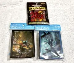 【未開封】ポケモンカード　デッキシールド　ゲッコウガ　ルカリオ　ダメカン