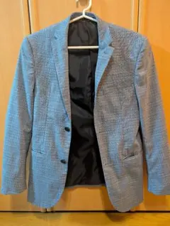 H&M 2024発売 テーラードジャケット 水色 42