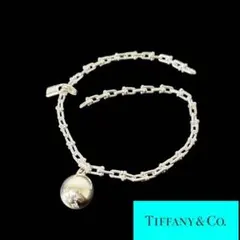 極美品 Tiffany ハードウェア スモール ラップ ブレスレット シルバー