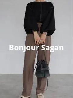 Bonjour Sagan バルーンスリーブ シャツ