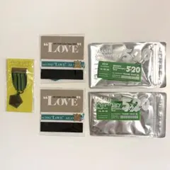 嵐 ツアー会場限定グッズ 緑 5点セット