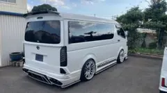 ハイエース200系ナローワイドリアバンパーフリッパー全年式対応 楽天市場】リアフリッパー 左右セット W'style専用200系