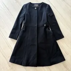 【極美品】TOCCA ノーカラーキルティングフレアコート リボン ネイビー L 2025年最新】tocca コートの人気アイテム - メルカリ