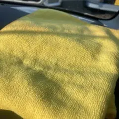 マイクロファイバー 黄色 クロス 多少の草付き