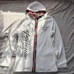 31040=SKKONE パーカー Lサイズ　メンズ ホワイト