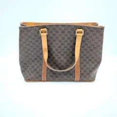 CELINE セリーヌ マカダム トートバッグ PVC レザー 肩掛け ブラウンのサムネイル