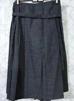 ヒズミス　 HIS MISS 　プリーツ　巻きスカート 　美品