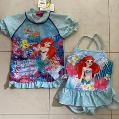ディズニープリンセス　アリエル　水着＋ラッシュガード
