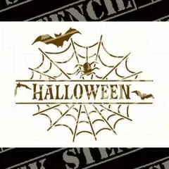ステンシルシート　【H-27】　ハロウィン　Halloween
