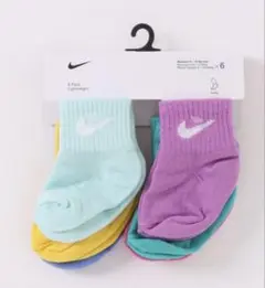 新品 NIKE ナイキ 靴下6足セット サイズ6〜12M